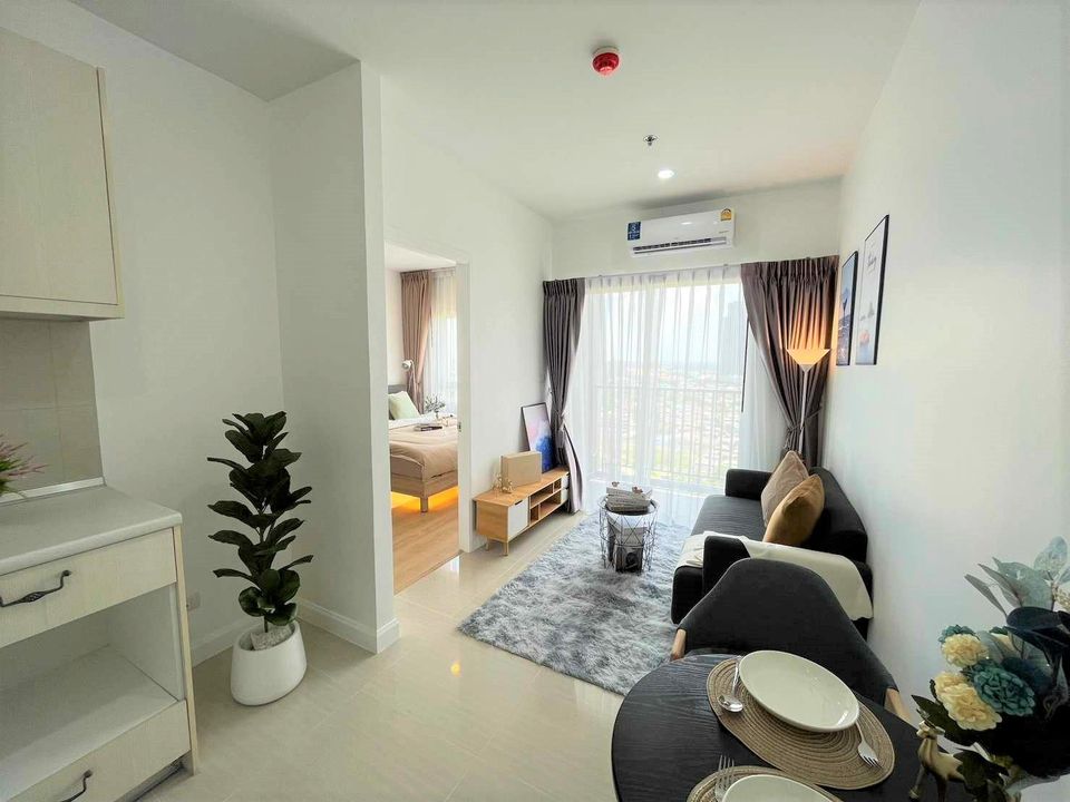 ขายห้องคอนโด Manor Sanambinnam  ชั้น 18 อาคาร B ขนาด 29 ตรม. 1 ห้องนอน 1 ห้องน้ำ  ราคาขาย 1.97 ล้านบาท โทร 0958195559