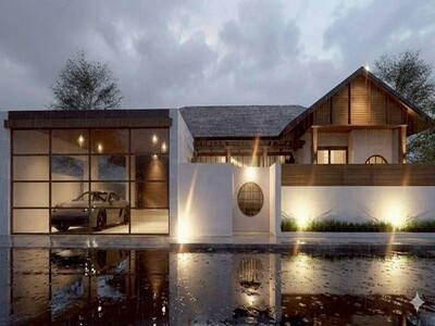 บ้านเดี่ยวชั้นเดียว สไตล์ญี่ปุ่น บรรยากาศเงียบสงบ หางดง