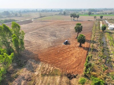 ที่ดิน 1 ไร่ เพียง27.5แสน฿ ใกล้กรุงฯทำบ้านสวน  หนองหญ้าไซ สุพรรณบ