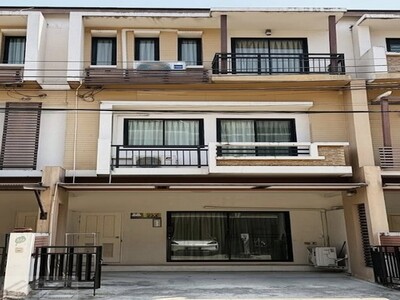 ให้เช่าทาวน์โฮม 3 ชั้น 3 ห้องนอน โครงการ Time home พระราม 9 - หัว