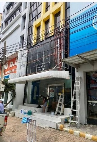 ให้เช่าอาคาร3ชั้น ติดถนนลาดพร้าว ใกล้BTSสายสีเหลือง โครงการวิสุทธิ์ธานี เนื้อที่26ตรว ไฟฟ้า 3เฟส