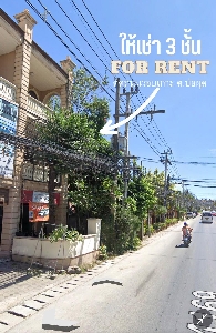 Building-commercial building 3 floors For Rent Bophut Koh samui Suratthani