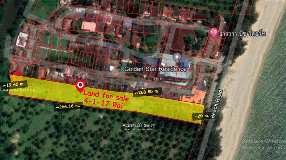 ขายที่ดินวิวทะเล ติดหาดบ้านกรูด อำเภอบางสะพาน ประจวบคีรีขันธ์