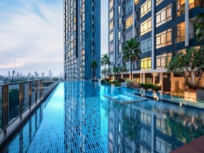 ห้องสวย ราคาดีแบบนี้ มีไม่บ่อย! Metro sky ประชาชื่น พร้อมเข้าอยู่