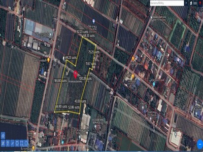 ขายที่เปล่าติดถนนดอนไก่ดีสมุทรสาคร ทำเลดีผังสีเหลือง