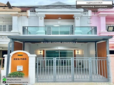 #หมู่บ้านลภาวัน1 #แยกบางพลู #บางบัวทอง ต่อเติมระเบียงหน้าบ้านกว้า