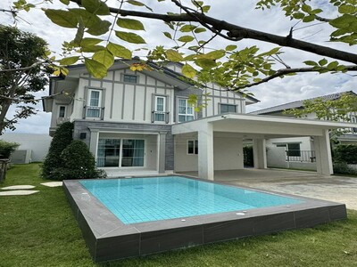 ให้เช่าบ้านเดี่ยว Pool villa 4นอน Villaggio 3 ศรีนครินทร์-บางนา ก
