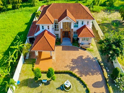 5นอน ให้เช่าคฤหาสน์ 2 ชั้นพูลวิลล่าหรู ตลาดนิมิตใหม่ 2.1กม. คลองส