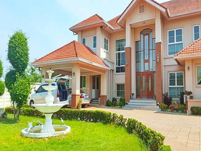 คฤหาสน์ 2 ชั้น พูลวิลล่าหรูใหญ่ 4นอน ตลาดนิมิตใหม่ 2.1กม. คลองสาม