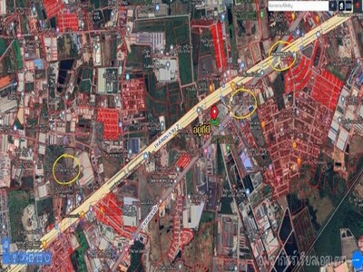 ขายที่ติดถนนเอกชัย ขายที่ใกล้ตลาดสดเมืองใหม่ 