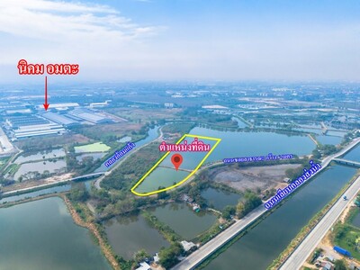 ขายที่สีม่วง อีอีซี 10 ไร่เศษ ใกล้นิคมอมตะ ต.บางนาง อ.พานทอง จ.ชล