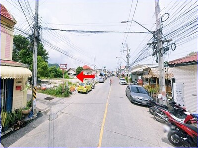 ให้เช่าระยะยาว ที่ดินการค้าติดถนนใหญ่กลางเมืองหัวหิน 298วา ซ.หัวห