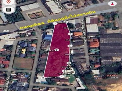 ขายที่ดินติดถนนมหิดลเชียงใหม่ อำเภอเมืองเชียงใหม่ จังหวัดเชียงใหม