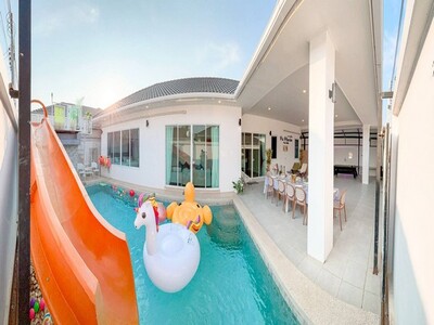 บ้านพูลวิลล่าเปิดใหม่ โซนห้วยใหญ่ – จอมเทียน พัทยา 