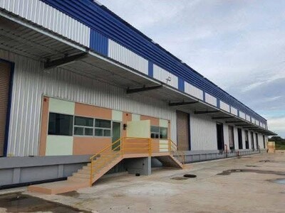 ให้เช่าโรงงาน /โกดังพร้อมคลังสินค้าสร้างใหม่ ศรีมหาโพธิ ปราจีนบุร