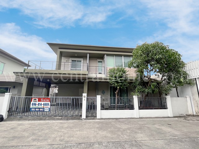 บ้านเดี่ยว ชวนชื่น แกรนด์ ราชพฤกษ์ - พระราม 5 หลังริม ใกล้ MRT สถานีแยกติวานนท์