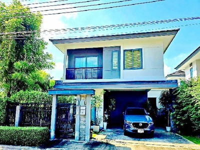 บางนา-กม.12 สนามบินสุวรรณภูมิ 8กม.3นอน ให้เช่าบ้านเดี่ยว 2 ชั้น 