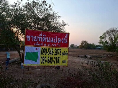 ขายที่ดินแปลงใหญ่ 8 ไร่ 2 งาน 55 ตร.วา หนองกอมเกาะ  หนองคาย  
