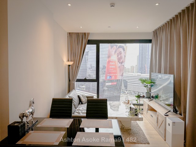 For rent Ashton Asoke Rama9 คอนโดสวยหรู วิวดีมาก เฟอร์ครบ พร้อมอยู่ LH-RW003209