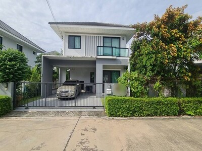ขายบ้านเดี่ยว มณีรินทร์ ไพรเวชี่ ศรีราชา พร้อมเฟอร์ฯ ใกล้ห้าง-โรง