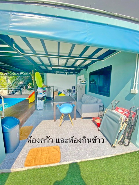 ลาดกระบัง 3นอน 4จอดรถ ถ.หลวงแพ่ง Pool Villa 2 ชั้น 104 ตรว  ให้เช่าบ้าน  ตลาดเทิดไท 