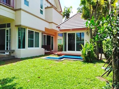  รพ.ปากเกร็ด ให้เช่าบ้านเดี่ยว 2ชั้น 5 นอน โรบินสัน ราชพฤกษ์ 2.4ก