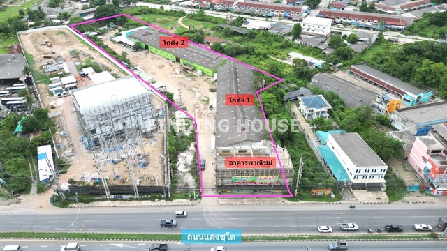 ขายโกดัง+อาคารพาณิชย์ เนื้อที่ 7-2 -82 ไร่ ผังสีชมพู  ต.หนองอ้อ อ.บ้านโป่ง จ.ราชบุรี