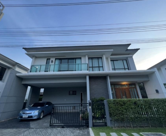 ให้เช่าบ้านเดี่ยว เดอะซิตี้ ราชพฤกษ์-สวนผัก บางกรวย นนทบุรี เนื้อที่ 82 ตรว มี 4 นอน 5น้ำ