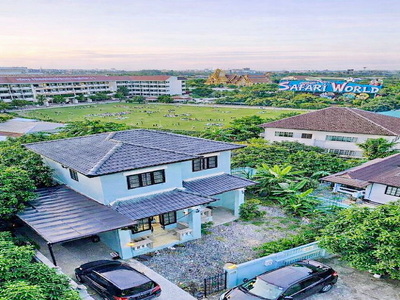 MRT มีนบุรี บ้านเดี่ยว 2 ชั้น 3นอน 50 ตร.ว. วัดสุทธิสะอาด 900 ม. 