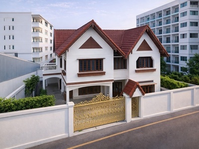MRTรัชดา 450ม. 84ตร.ม.รัชดา15-23 วิภาวดี14-20 บ้าน 2ชั้น 3-4นอน 3