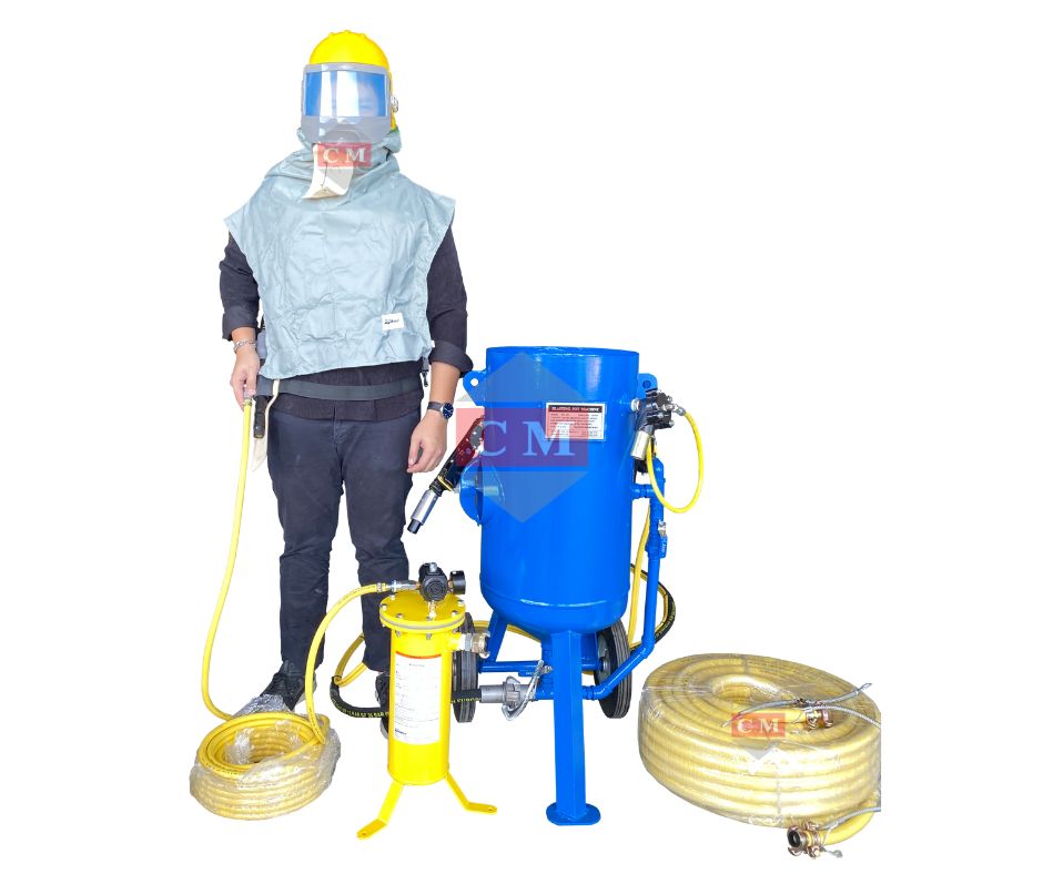 เครื่องพ่นทรายกลางแจ้ง  Pressure Blasting Machine  120 ครบชุด / C M INTERSUPPLY LTD., PART