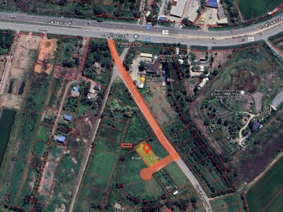 ขายที่ดิน ราคาถูก ซอย สุวินทวงศ์96 1ไร่ 13ตรว. ใกล้ถนนใหญ่ 300 เม