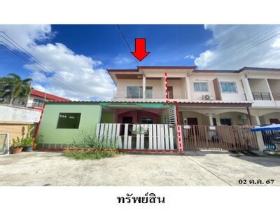 ขายทาวน์เฮ้าส์โครงการ บ้านปัณณธร 3 หนองปรือ อำเภอ บางละมุง ชลบุรี