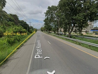 ด่วน!! ขายที่ดิน 41ไร่ครึ่ง ติดถนนเพชรเกษม ฝั่งขาเข้าประจวบ 