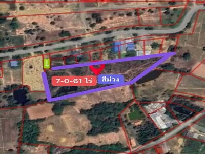 ขายที่ดิน 7-0-61 ไร่ ต.หนองชุมพล อ.เขาย้อย จ.เพชรบุรี ! 