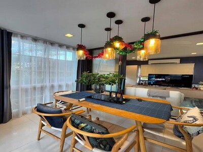 ให้เช่าบ้านเดี่ยว 2ชั้น เฟอร์นิเจอร์พร้อมอยู่ โครงการเทรนดี้ ธารา