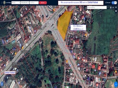 ที่ดินหัวมุมแปลงใหญ่ ทำเลระดับแลนด์มาร์ก (รับผู้ร่วมงาน)