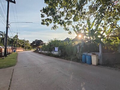 ที่ดิน ถมแล้ว แปลงมุม แกลง ระยอง ใกล้ ชายหาดแหลมแม่พิมพ์ 500 ม