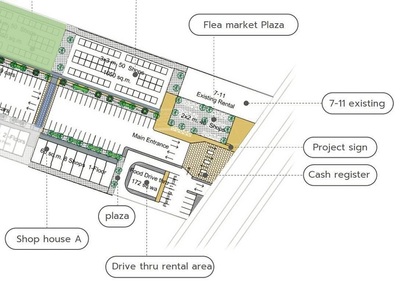 ตลาดคุ้มเกล้า 3 กม. เช่าที่ดิน 33 ไร่ ติดถนนฉลองกรุง หน้านิคมลาดก