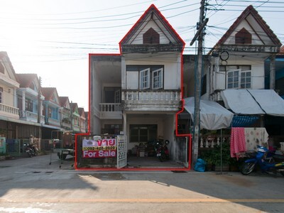 ทาวน์เฮาส์หัวมุม ทุ่งสุขลา แหลมฉบัง ศรีราชา พร้อมผู้เช่า  19 ตร.ว