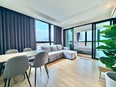 คอนโดให้เช่า ศรีราชา ห้องมุม เฟอร์ครบ ลัดดาพลัส ใกล้ทะเล วิวสวย