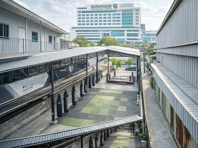 พื้นที่ให้เช่า พร้อมอาคาร 2 ชั้น รพ.บางปะกอก 9 700 ม. สุขสวัสดิ์8