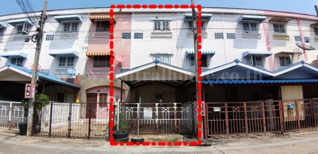  ทาวเฮ้าส์ 3 ชั้น หมู่บ้าน แคนนาเฮ้าส์ นนทบุรี ใกล้ เซ็นทรัลเวสเกต ราคาถูก