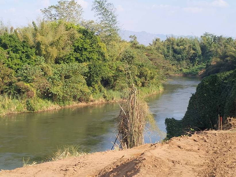 ขายที่ดินติดแม่น้ำเมืองกาญ เหมาะสำหรับทำรีสอร์ทหรือบ้านพัก ตากอากาศ อำเภอไทรโยค กาญจนบุรี