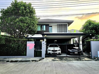 ให้เช่าบ้านเดี่ยว หมู่บ้านมัณฑนา บางนา กม.7 ใกล้เมกาบางนา 