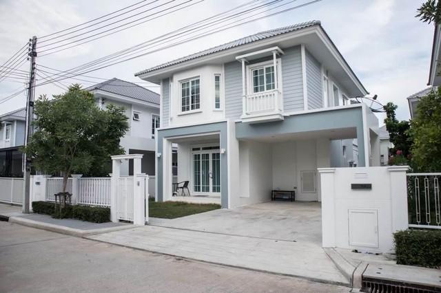 BH1679 ให้เช่า-ขายบ้านเดี่ยว 2ชั้น 3ห้องนอน 3ห้องน้ำ สไตล์ American Cottage ชวนชื่น ไพร์ม