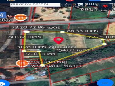 ขายที่ดินพนัสนิคมชลบุรี เนื้อที่ 9-2-17.1ไร่ 