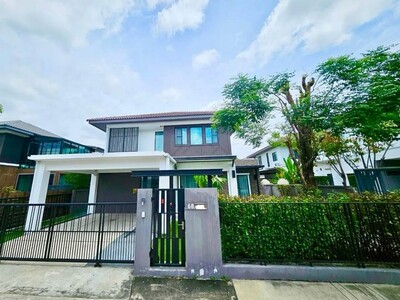 ให้เช่าบ้านเดี่ยว 2 ชั้น 70 ตรว. 4 นอน มัณฑนา บางนา กม.7 ใกล้เมกะ