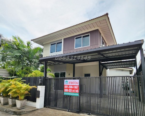 ขาย บ้านแฝด ม.เพอร์พาร์ค ราชพฤกษ์ หลังริม ตบแต่งครบ พร้อมอยู่ ทำเลดีใกล้ Mrt บางรักน้อย-ท่าอิฐ