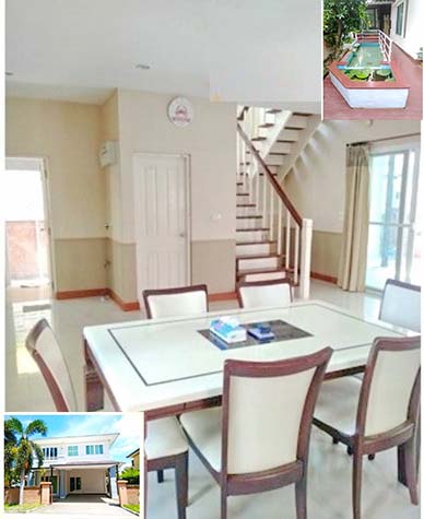 โรบินสัน บ้านเดี่ยว2ชั้น บรรยากาศเป็นส่วนตัว เพียวเพลส ราชพฤกษ์ 54ตรว. 187ตรม. 3นอน 3น้ำ 2จอดรถ 3แอร์
